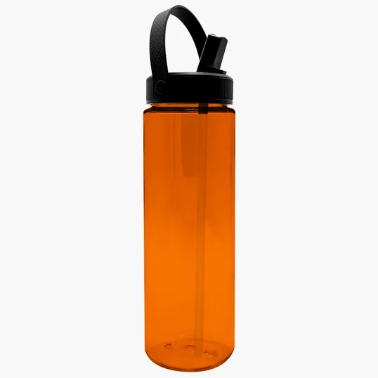 Garyline® Freedom Tritan® Bottle with Flip-Straw, Swivel-Handle Lid, 28 oz. — view 5