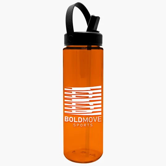 Garyline® Freedom Tritan® Bottle with Flip-Straw, Swivel-Handle Lid, 28 oz. — view 24