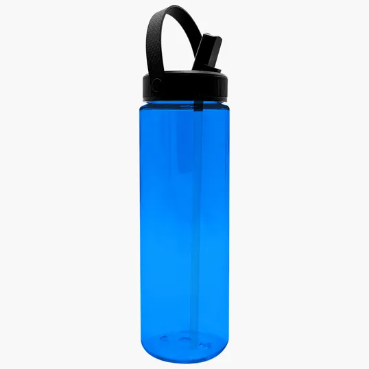 Garyline® Freedom Tritan® Bottle with Flip-Straw, Swivel-Handle Lid, 28 oz. — view 3