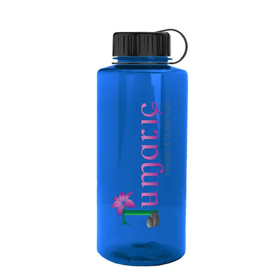 Garyline® Mountaineer Tritan® Bottle with Tethered Lid, 36 oz. — view 90