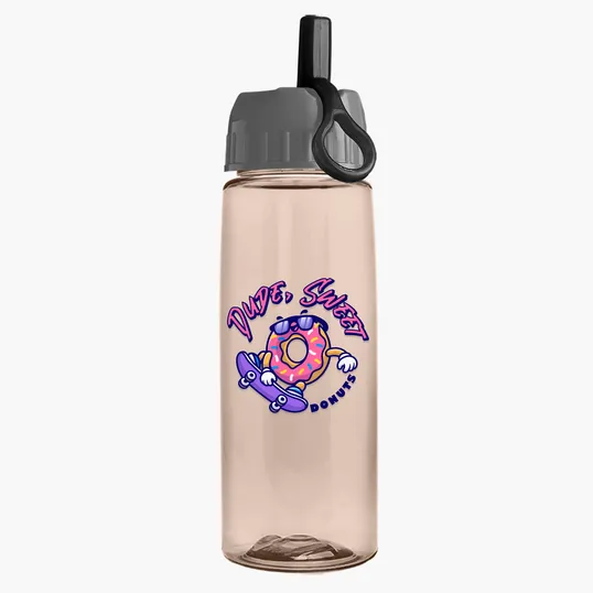Garyline® Flair Tritan® Bottle with Ring-Straw Lid, 26 oz. — view 15