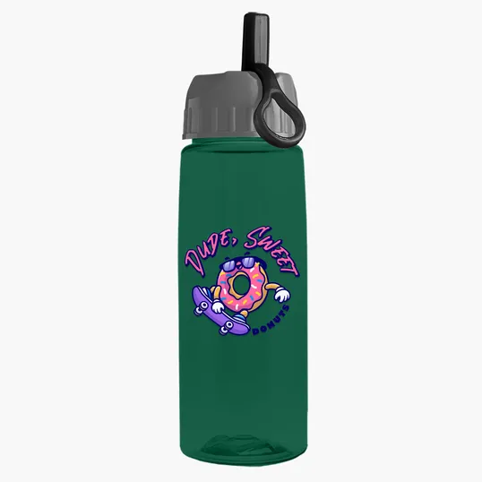 Garyline® Flair Tritan® Bottle with Ring-Straw Lid, 26 oz. — view 52