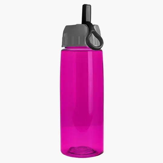 Garyline® Flair Tritan® Bottle with Ring-Straw Lid, 26 oz. — view 12