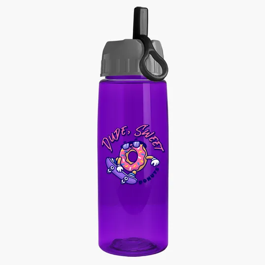 Garyline® Flair Tritan® Bottle with Ring-Straw Lid, 26 oz. — view 37