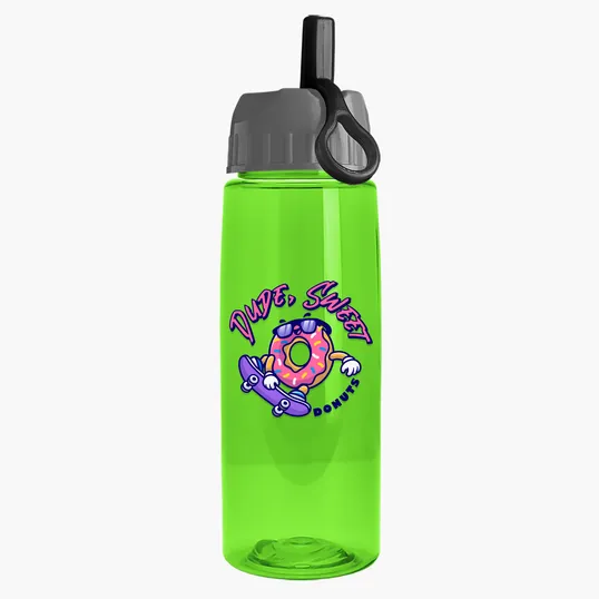 Garyline® Flair Tritan® Bottle with Ring-Straw Lid, 26 oz. — view 68