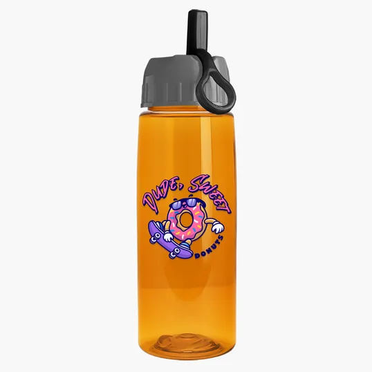Garyline® Flair Tritan® Bottle with Ring-Straw Lid, 26 oz. — view 21
