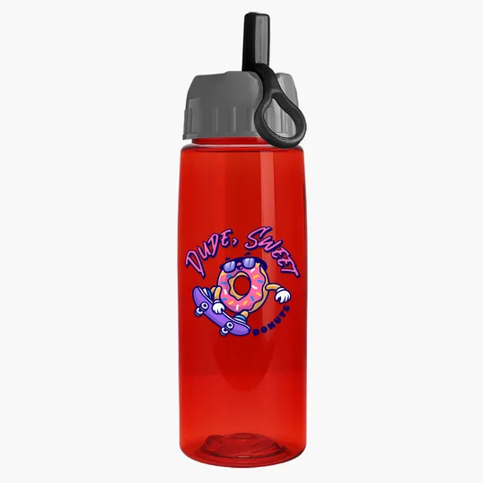 Garyline® Flair Tritan® Bottle with Ring-Straw Lid, 26 oz. — view 29