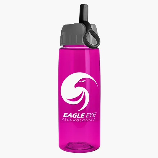 Garyline® Flair Tritan® Bottle with Ring-Straw Lid, 26 oz. — view 59