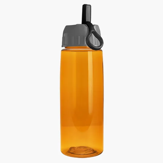 Garyline® Flair Tritan® Bottle with Ring-Straw Lid, 26 oz. — view 2