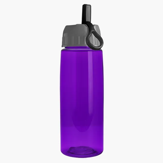 Garyline® Flair Tritan® Bottle with Ring-Straw Lid, 26 oz. — view 6