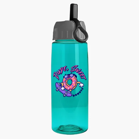 Garyline® Flair Tritan® Bottle with Ring-Straw Lid, 26 oz. — view 32