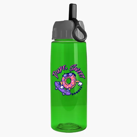 Garyline® Flair Tritan® Bottle with Ring-Straw Lid, 26 oz. — view 55