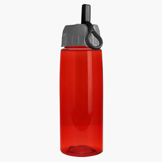 Garyline® Flair Tritan® Bottle with Ring-Straw Lid, 26 oz. — view 4