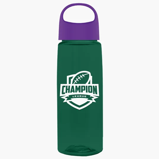 Garyline® Flair Tritan® Bottle with Oval Crest Lid, 26 oz. — view 277