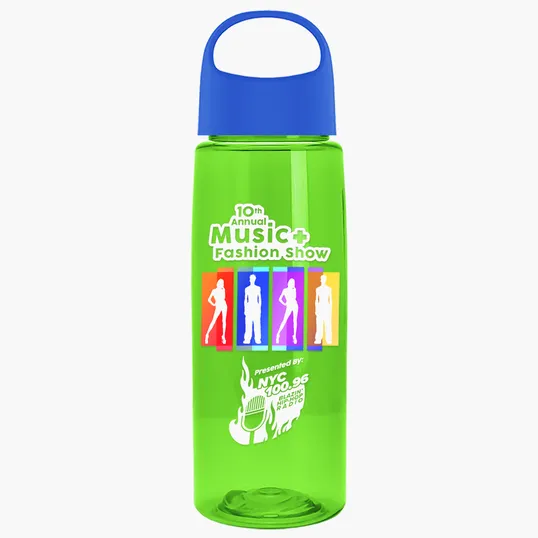 Garyline® Flair Tritan® Bottle with Oval Crest Lid, 26 oz. — view 271