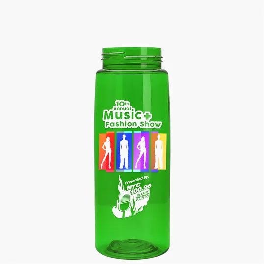 Garyline® Flair Tritan® Bottle with Oval Crest Lid, 26 oz. — view 306