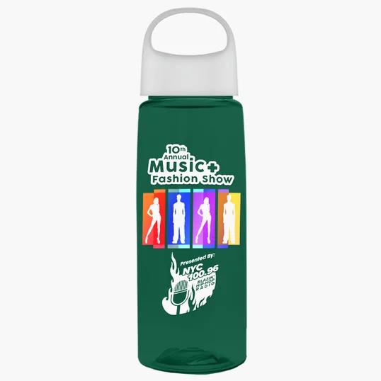 Garyline® Flair Tritan® Bottle with Oval Crest Lid, 26 oz. — view 291