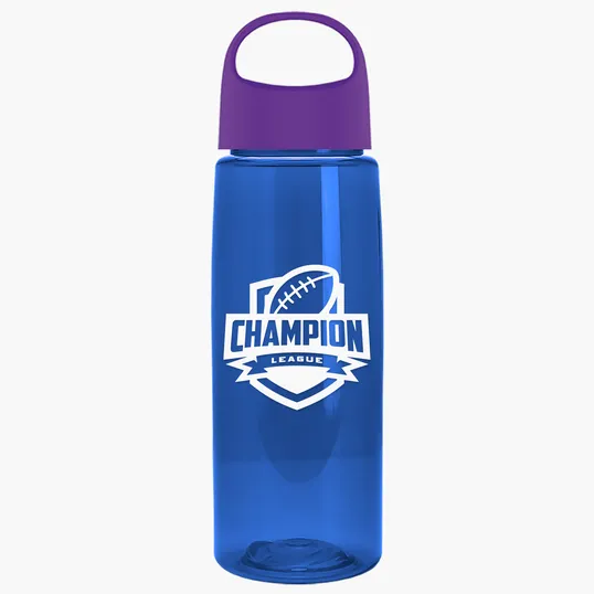 Garyline® Flair Tritan® Bottle with Oval Crest Lid, 26 oz. — view 275