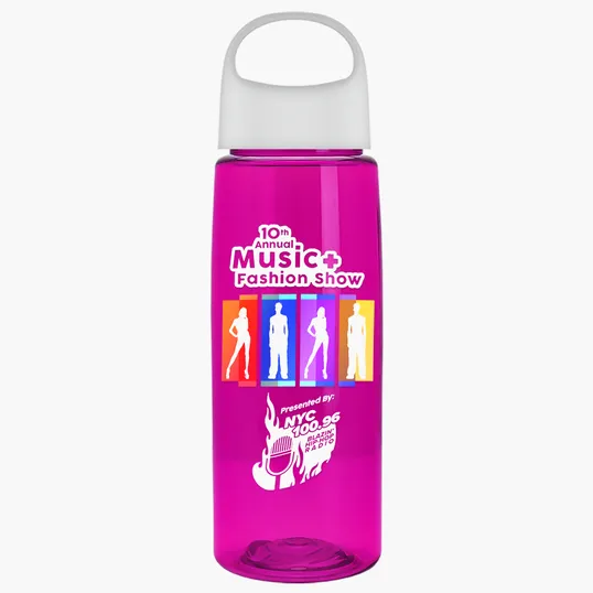 Garyline® Flair Tritan® Bottle with Oval Crest Lid, 26 oz. — view 295