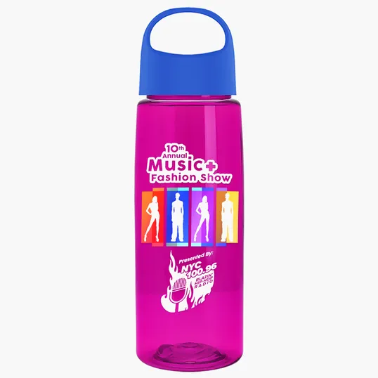 Garyline® Flair Tritan® Bottle with Oval Crest Lid, 26 oz. — view 267