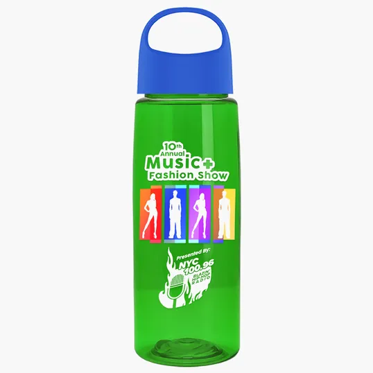 Garyline® Flair Tritan® Bottle with Oval Crest Lid, 26 oz. — view 266