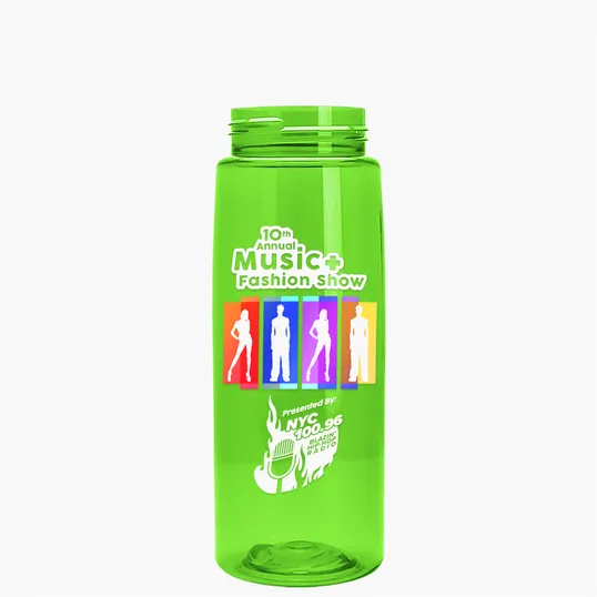 Garyline® Flair Tritan® Bottle with Oval Crest Lid, 26 oz. — view 313