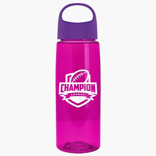 Garyline® Flair Tritan® Bottle with Oval Crest Lid, 26 oz. — view 281