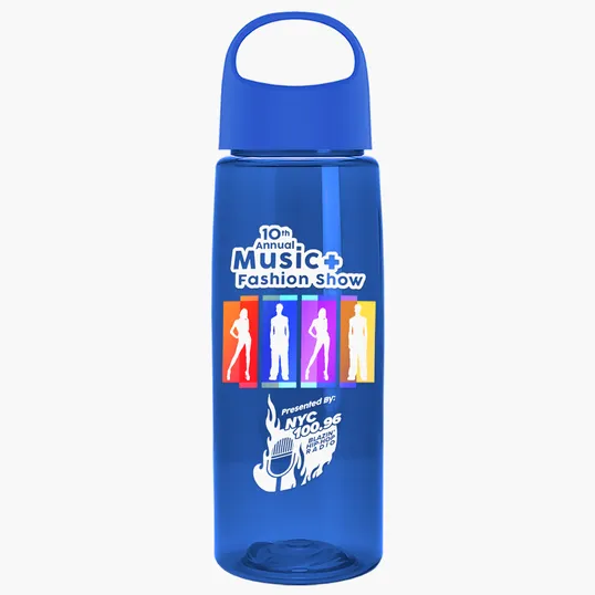 Garyline® Flair Tritan® Bottle with Oval Crest Lid, 26 oz. — view 262
