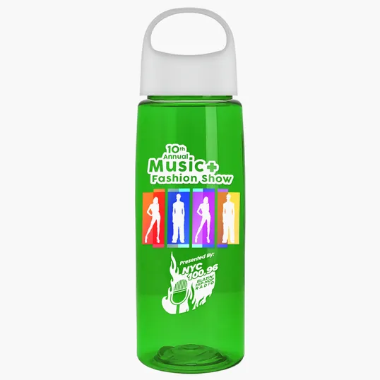 Garyline® Flair Tritan® Bottle with Oval Crest Lid, 26 oz. — view 293