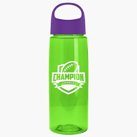 Garyline® Flair Tritan® Bottle with Oval Crest Lid, 26 oz. — view 283