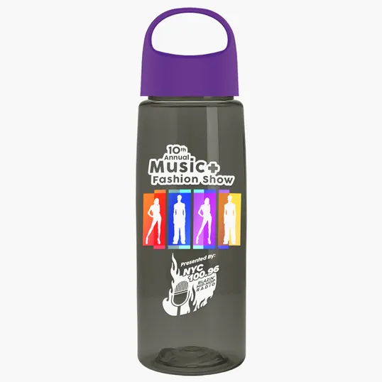Garyline® Flair Tritan® Bottle with Oval Crest Lid, 26 oz. — view 274