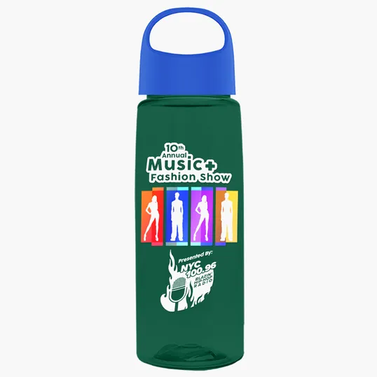 Garyline® Flair Tritan® Bottle with Oval Crest Lid, 26 oz. — view 264