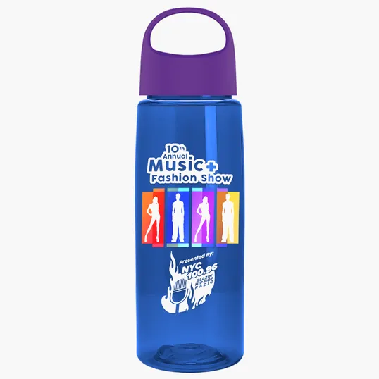 Garyline® Flair Tritan® Bottle with Oval Crest Lid, 26 oz. — view 276