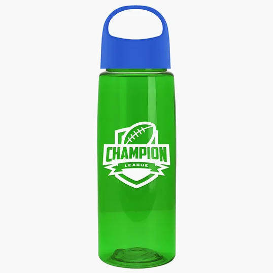 Garyline® Flair Tritan® Bottle with Oval Crest Lid, 26 oz. — view 265