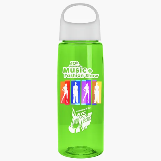 Garyline® Flair Tritan® Bottle with Oval Crest Lid, 26 oz. — view 298