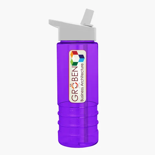 Garyline® Salute Bottle with Flip-Straw Lid, 24 oz. — view 100