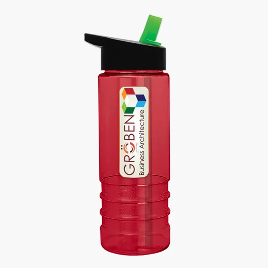 Garyline® Salute Bottle with Flip-Straw Lid, 24 oz. — view 130