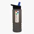 Garyline® Salute Bottle with Flip-Straw Lid, 24 oz. — view 101