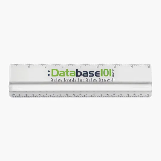 8" Magnifying Ruler with Inch and Metric Scales