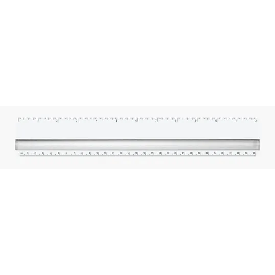 12" Clear Magnifying Ruler with Inch and Metric Scales — view 3