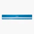 12" Clear Magnifying Ruler with Inch and Metric Scales