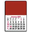 Triumph® Press-N-Stick Standard Calendar, 14-Month — view 2