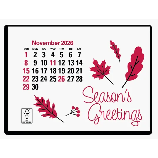 Triumph® Calendars Press-N-Stick Full-Color Header Standard Calendar — view 2