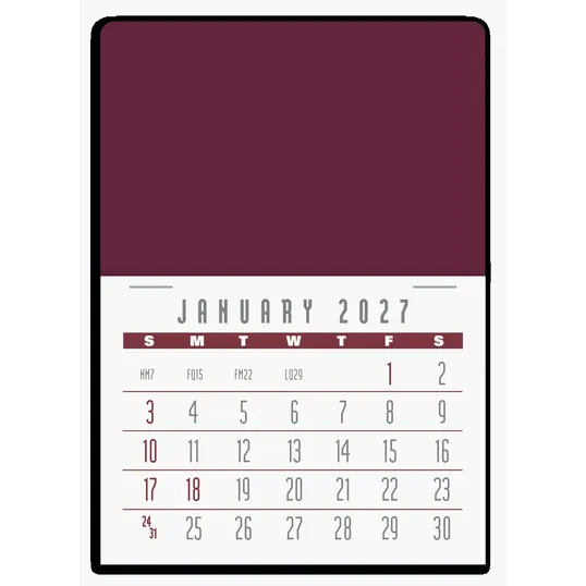 Triumph® Press-N-Stick Contemporary Calendar, 13-Month — view 3