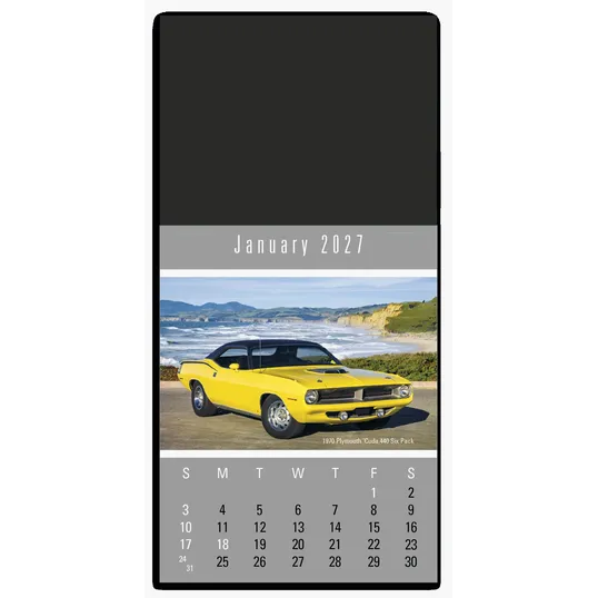 Triumph® Calendars Press-N-Stick Cruisin' Cars Calendar, 13-Month — view 2