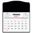 Triumph® Press-N-Stick Jumbo Header Calendar, 3-Month — view 2