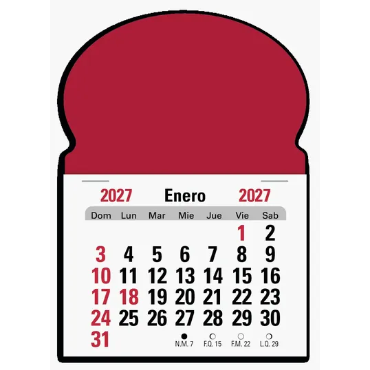 Triumph® Press-N-Stick Spanish Calendar, 13-Month — view 3