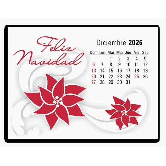 Triumph® Press-N-Stick Spanish Calendar, 13-Month — view 2