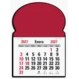 Triumph® Press-N-Stick Spanish Calendar, 13-Month — view 3