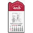 Triumph® Press-N-Stick Cowboy Calendar